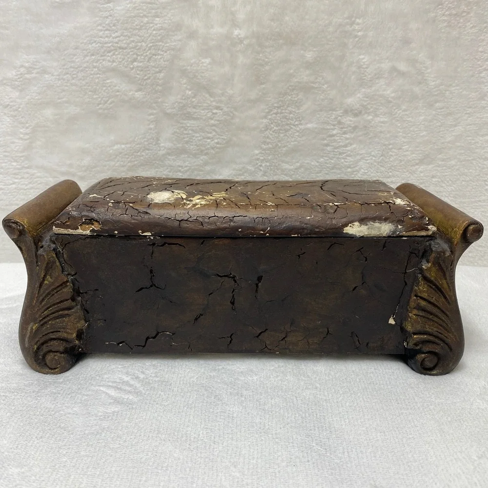 Sterling Industries Philippines Decorative Trinket‎ Box Brown Crackle Finish